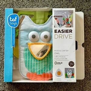 Taf Toys Easier Drive Musical Car Seat Toy Owl w/ Remote NEW